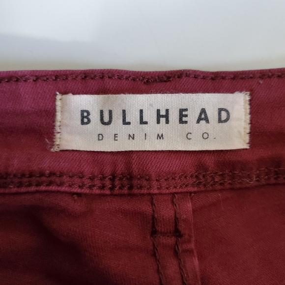 PacSun Bullhead High Rise Skinniest Jeans Red Boho Colored Denim - Picture 6 of 9